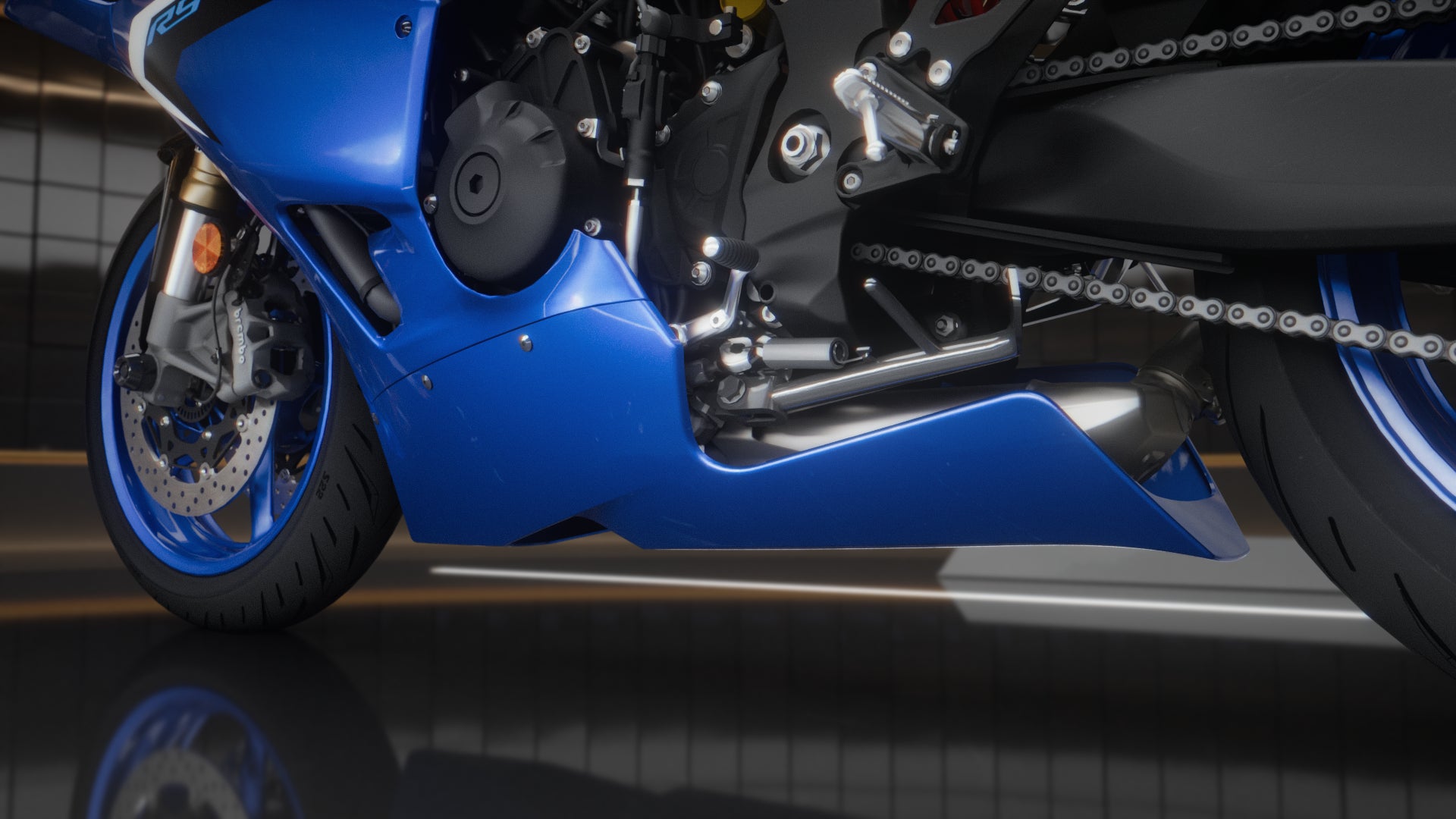 T1 Yamaha R9 Belly pan